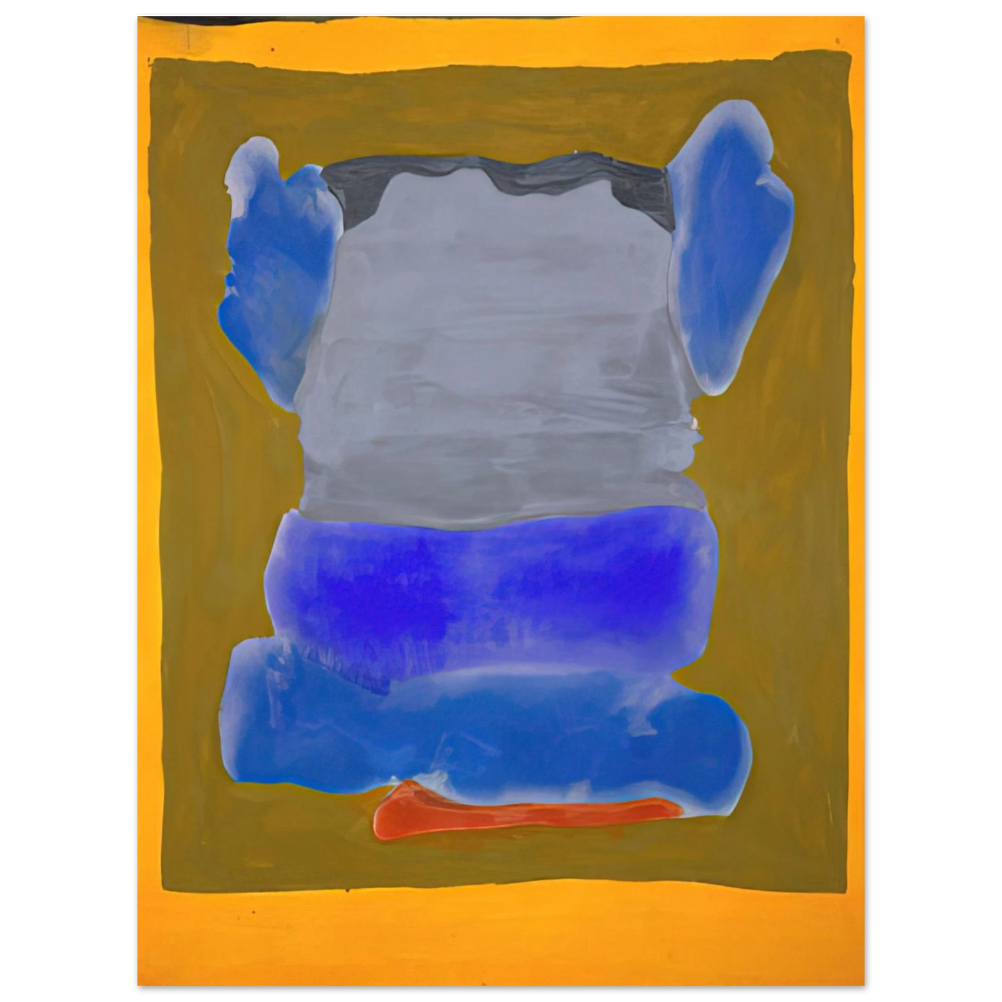 Helen Frankenthaler - Buddha s Court - 1964 Wall art - 28x43 cm / XL (11x17 inches) - Fine Art Poster - -