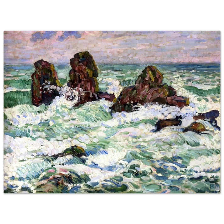 Theo van Rysselberghe - THE ROCKS 1908 75x100 cm / 30x40inches Fine Art Poster