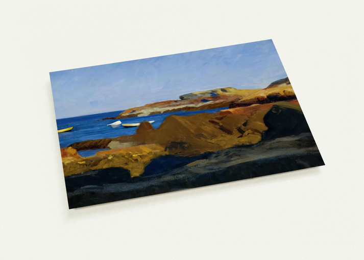 Cove at Ogunquit By Edward Hopper Pack of 10 Post Cards | Edward Hopper Post Cards | A6 (10.5 x 14.8 cm) - 4.1 x 5.8 inches