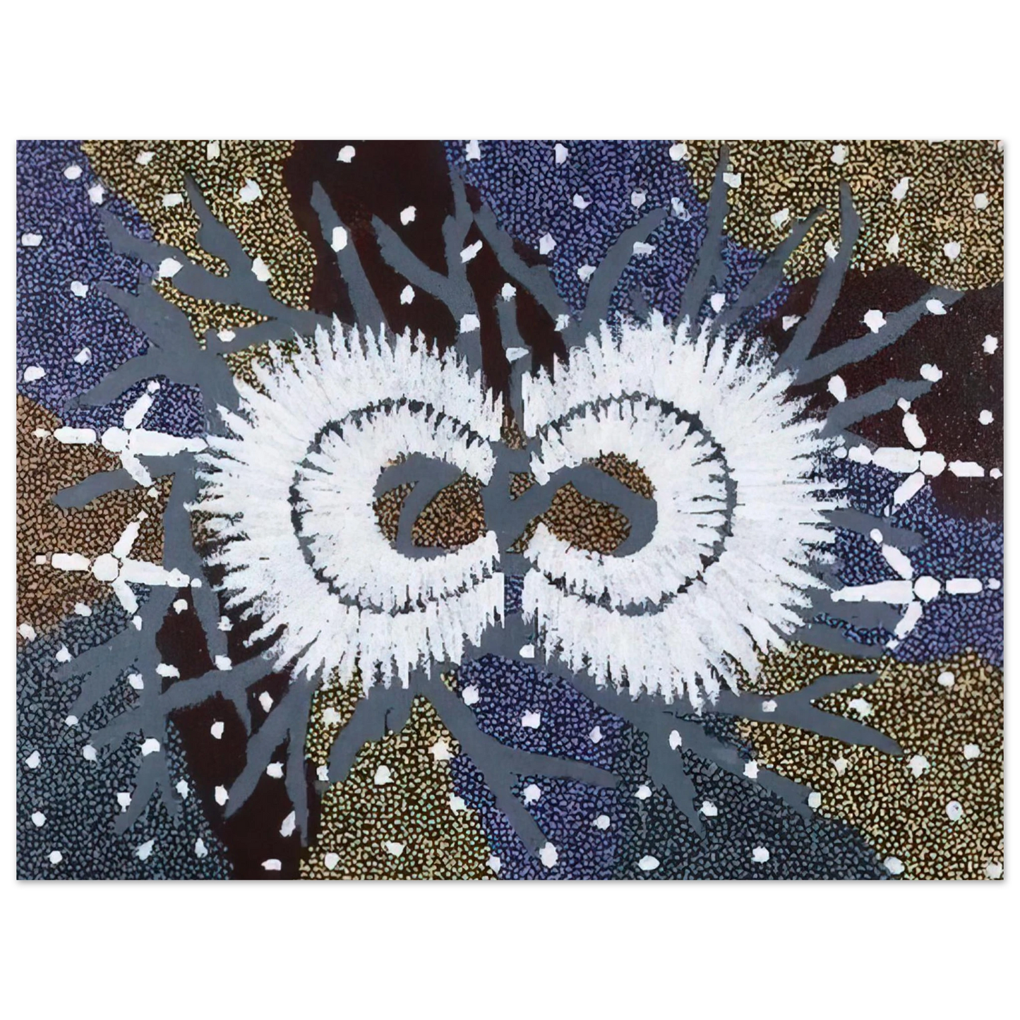Clifford Possum Tjapaltjarri - Eagle Dreaming - 1999 Fine Art Poster - Default Title