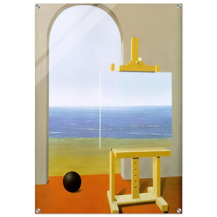 THE HUMAN CONDITION 1935 - Rene Magritte Acrylic Print - 70x100 cm / 28x40″ inches