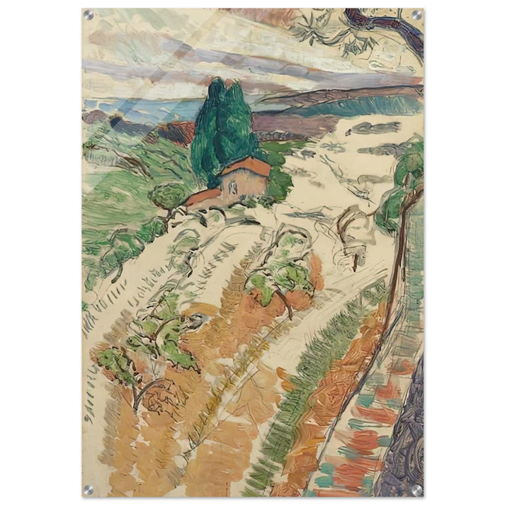 PAYSAGE ST TROPEZ 1904 - Henri Matisse Acrylic Print - 70x100 cm / 28x40″ inches | Henri Matisse Wall Art | Henri Matisse Prints