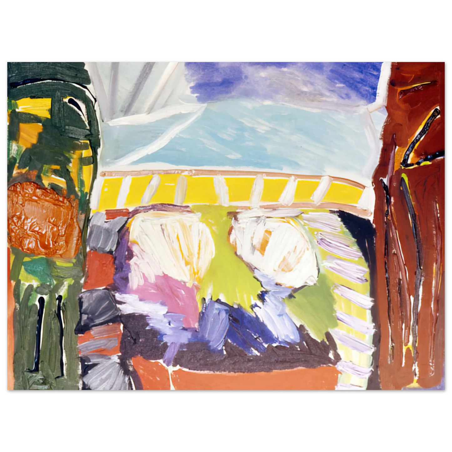 Ronnie Landfield - Taurean Entrance - 1973 Fine Art Poster - Default Title