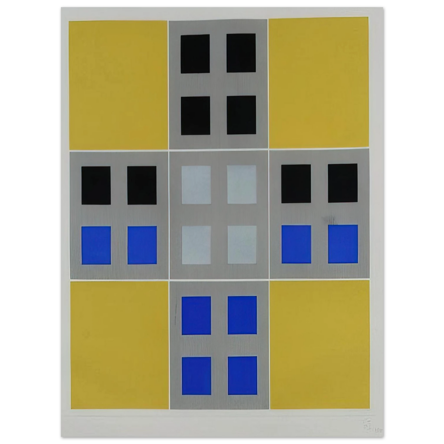 Jesus Rafael Soto - UNTITLED Fine Art Poster - Default Title