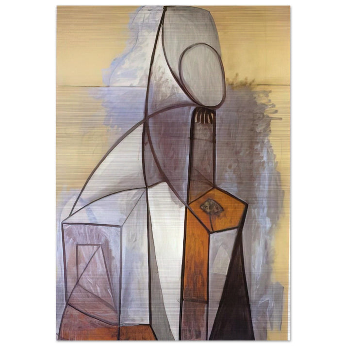 Composition - 1946 - Pablo Picasso Brushed Aluminum Print - 70x100 cm / 28x40 inches | Pablo Picasso Aluminum Print | Pablo Picasso Prints