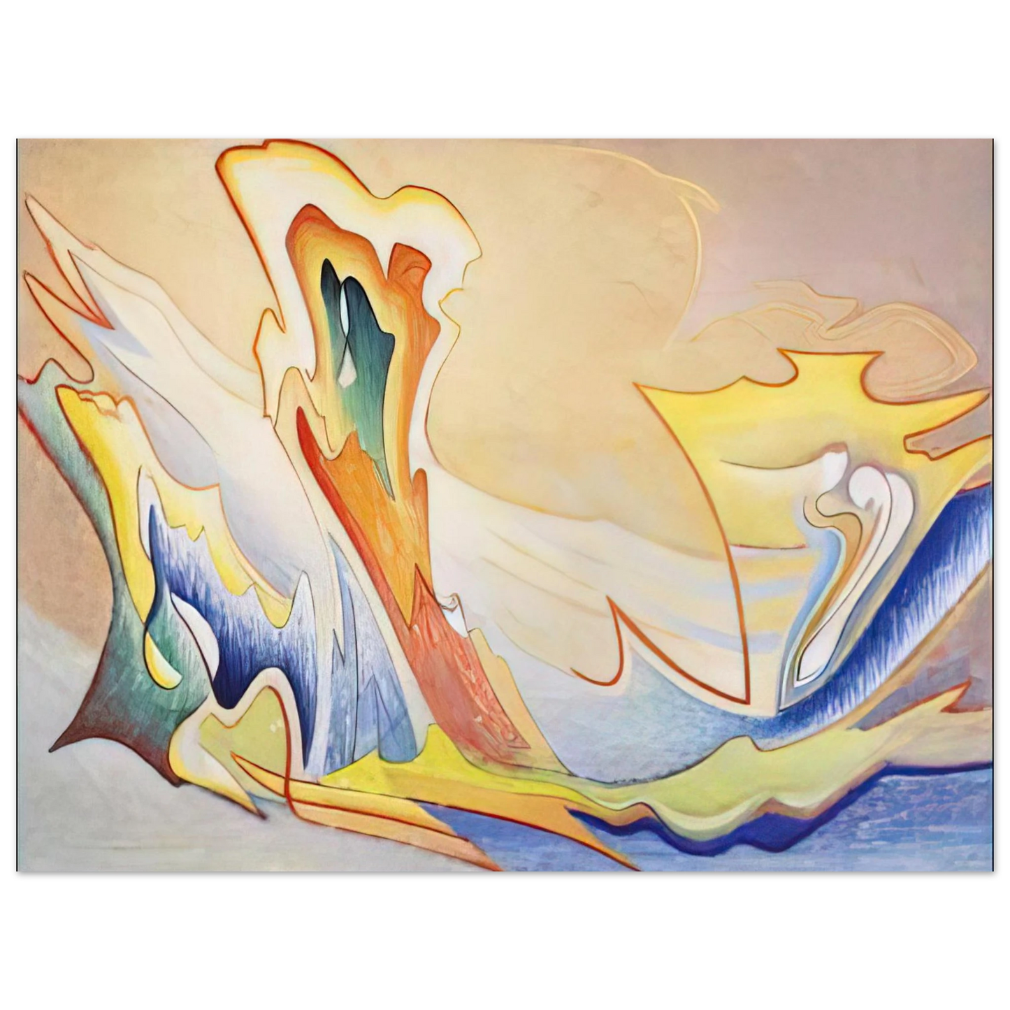 Lawren Harris - LSH 134 - 1950 Fine Art Poster - Default Title