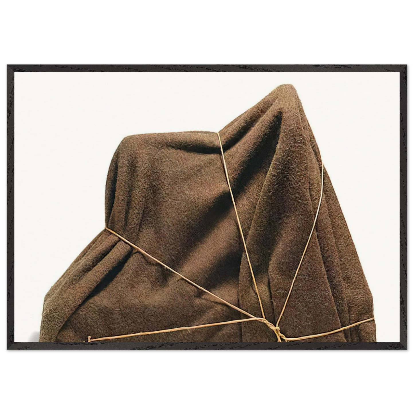 THE ENIGMA OF ISIDORE DUCASSE 1920 - Man Ray 70x100 cm / 28x40 inches Framed Art Print – Black Wooden Frame