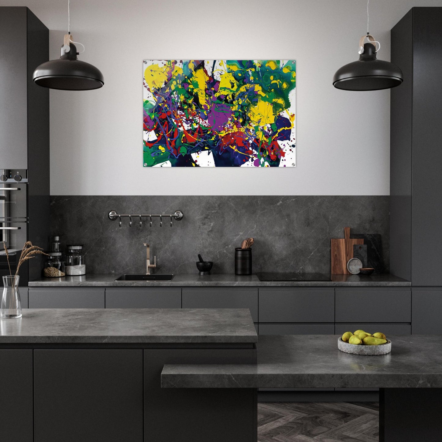 Untitled SFP94-107 SFF1751 - Sam Francis Acrylic Print - 70x100 cm / 28x40″ inches