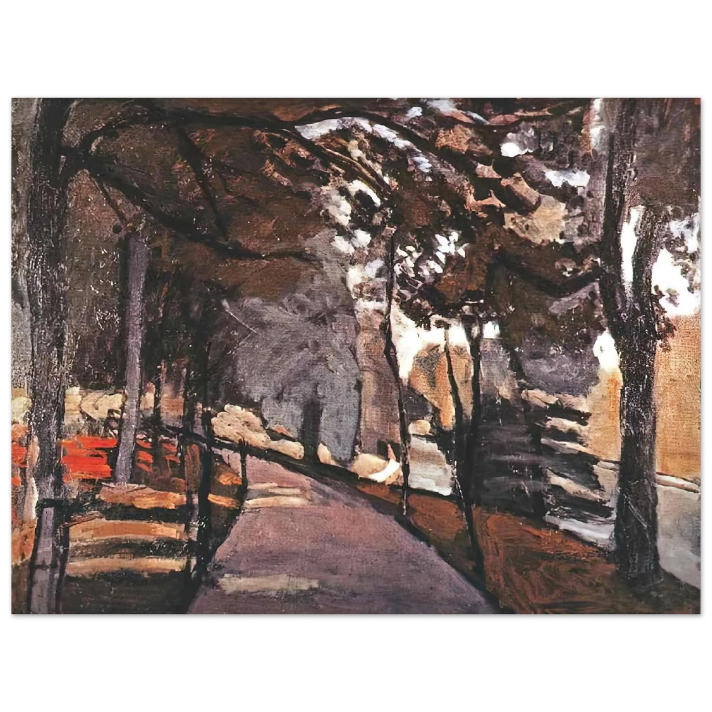 Henri Matisse - THE PATH IN THE BOIS DE BOULOGNE 1902 Fine Art Poster - Default Title