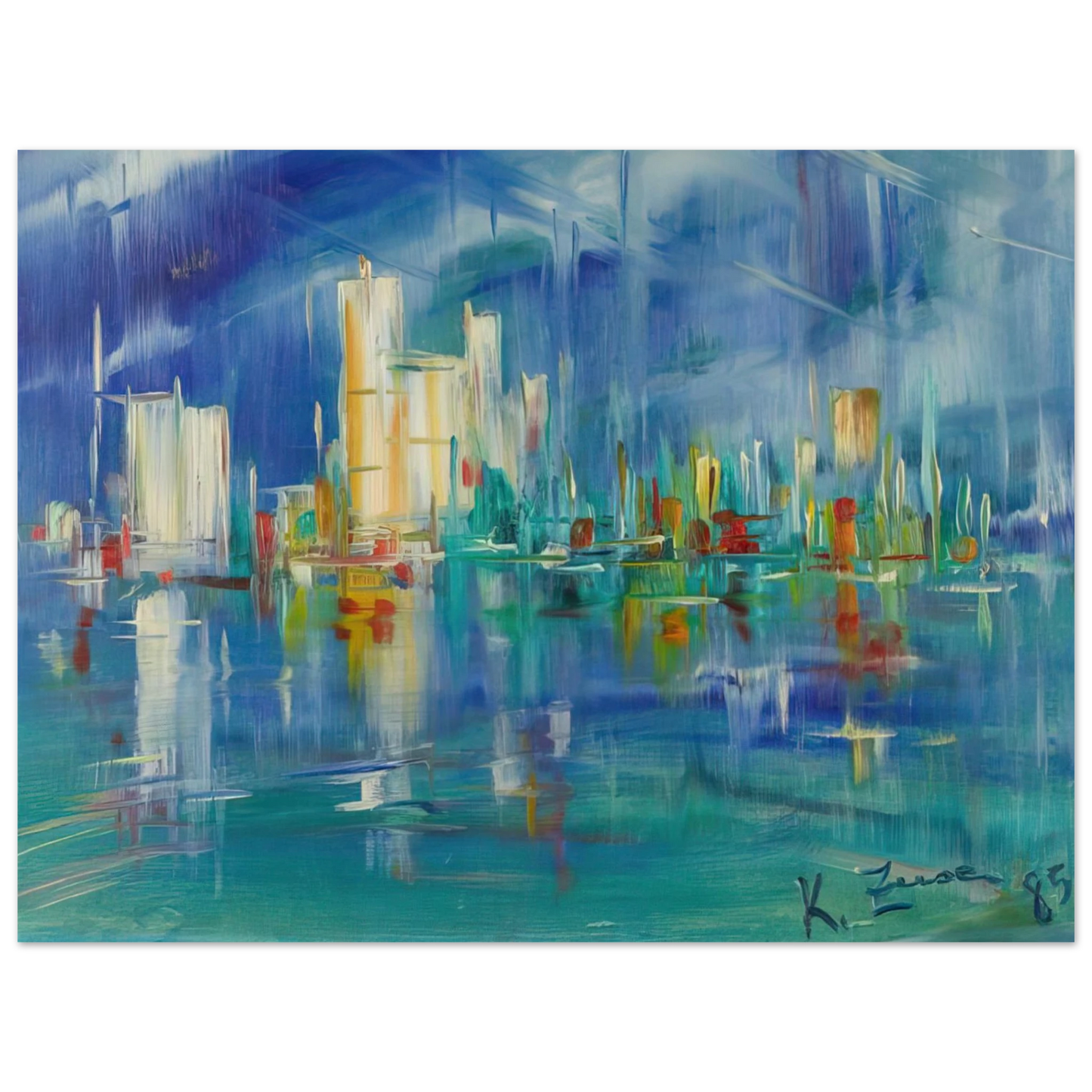 Konrad Zuse - Untitled - 1985 Fine Art Poster - Default Title