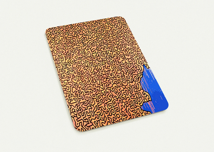 BRAZIL 1989 By Keith Haring Pack of 10 Post Cards | Keith Haring Post Cards | A6 (10.5 x 14.8 cm) - 4.1 x 5.8 inches