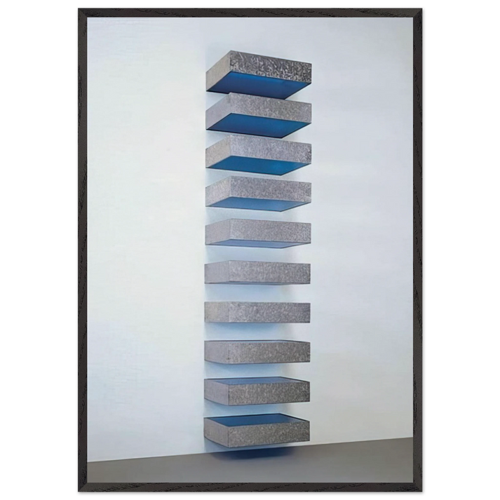 Untitled 77-41 Bernstein - 1977 - Donald Judd 70x100 cm / 28x40 inches Framed Art Print – Black Wooden Frame