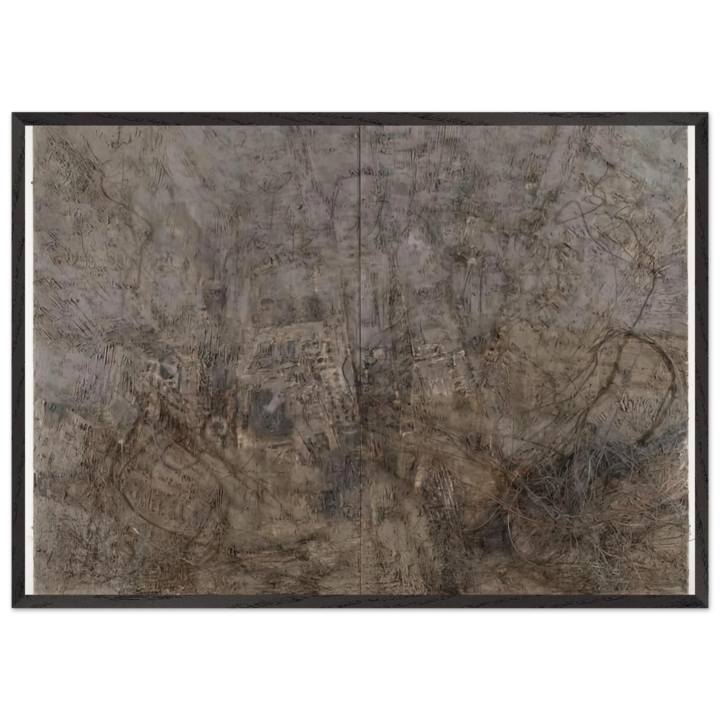 LILITH 1989 - Anselm Kiefer Framed Art Print – Black Wooden Frame - Default Title - -Framed Art Print