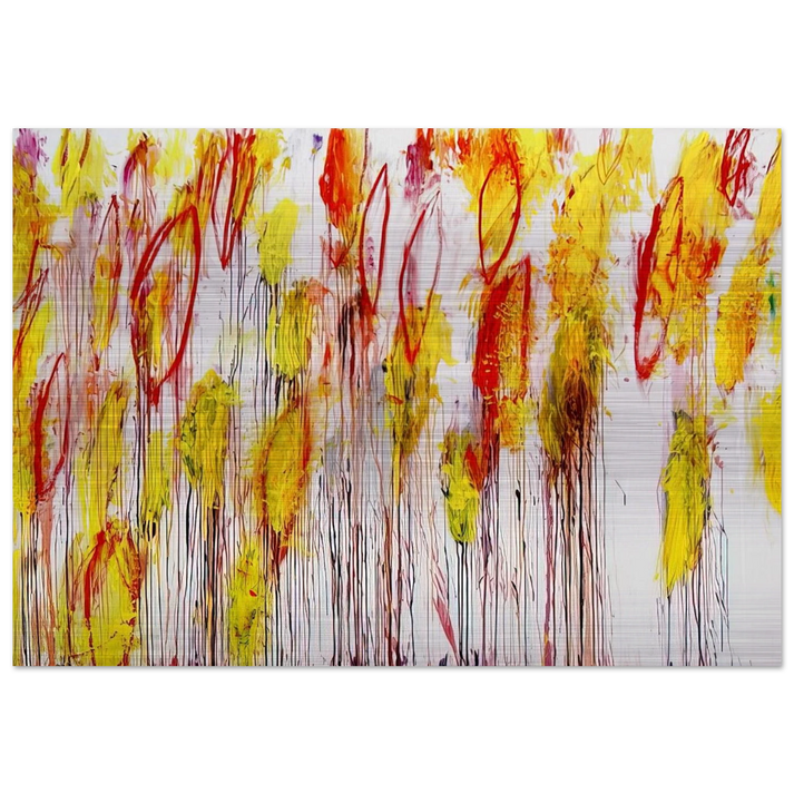Lepanto, Part I - Cy Twombly Brushed Aluminum Print - 70x100 cm / 28x40 inches | Cy Twombly Aluminum Print | Cy Twombly Prints
