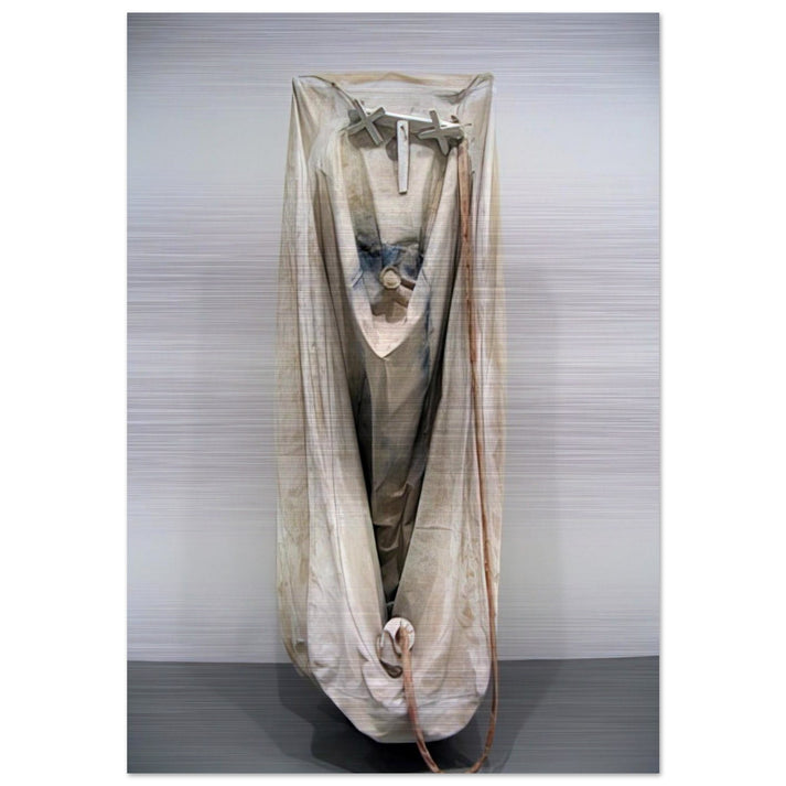 SOFT BATHTUB MODEL GHOST VERSION 1966 - Claes Oldenburg Brushed Aluminum Print - 70x100 cm / 28x40 inches | Claes Oldenburg Aluminum Print | Claes Oldenburg Prints