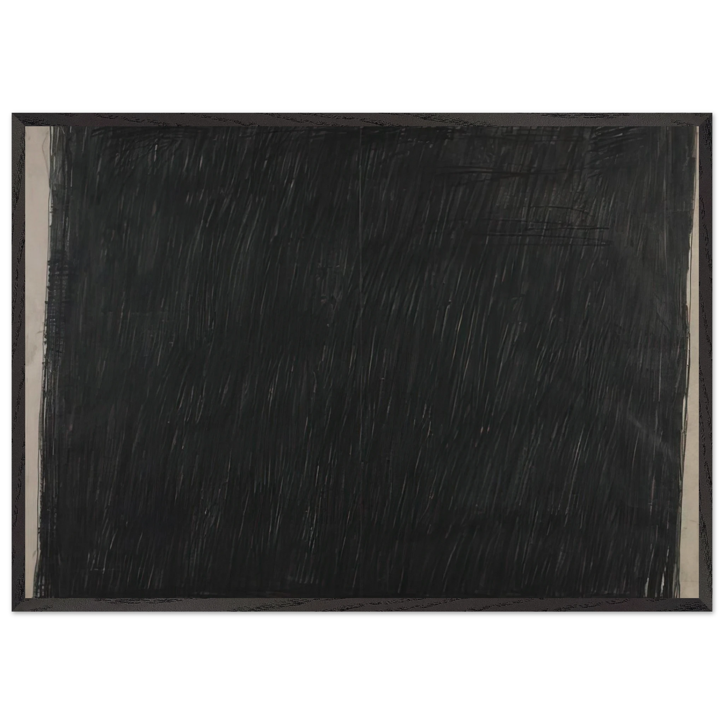 Drawing 25460 - 1960 - Bob Law Framed Art Print – Black Wooden Frame - Default Title - -Framed Art Print