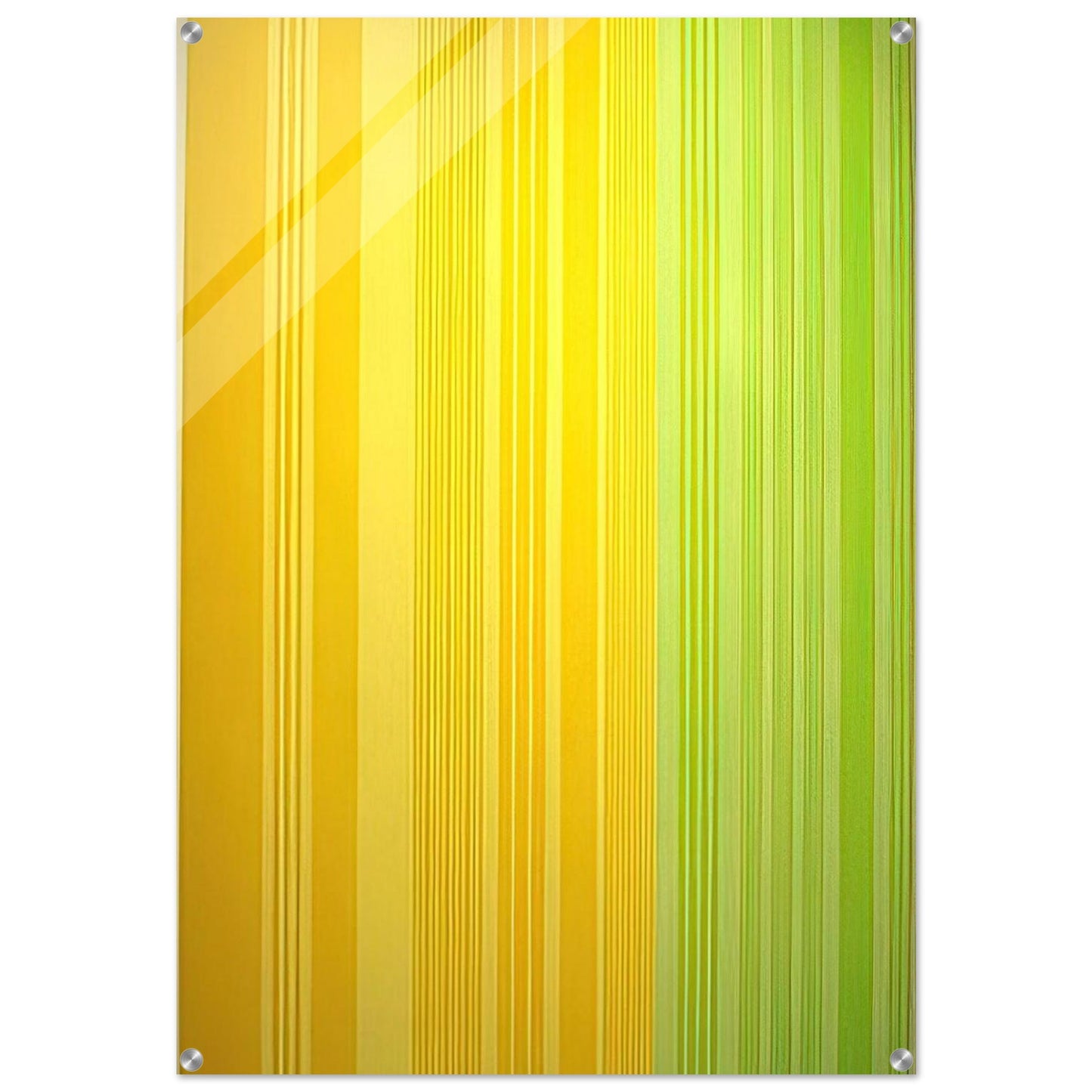 Lime-Lemon - 1970 - Gene Davis Acrylic Print - 70x100 cm / 28x40″ inches | Gene Davis Wall Art | Gene Davis Prints