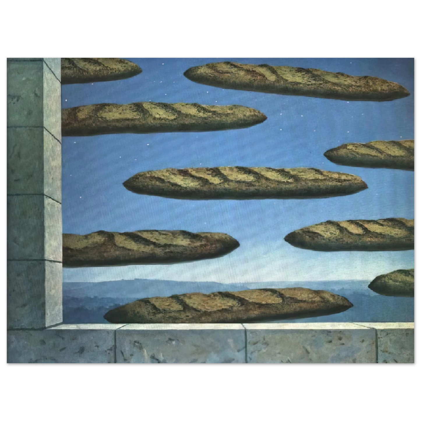 Rene Magritte - THE GOLDEN LEGEND 1958 Fine Art Poster - Default Title