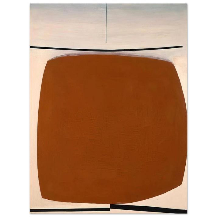 Victor Pasmore - Yellow Abstract - 1961 75x100 cm / 30x40inches Fine Art Poster