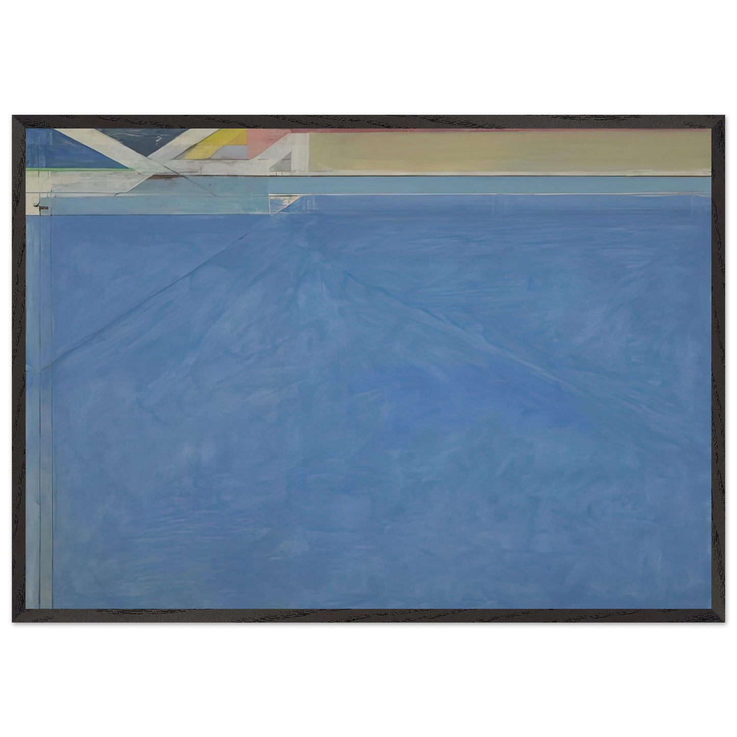 Ocean Park 129 - Richard Diebenkorn 70x100 cm / 28x40 inches Framed Art Print – Black Wooden Frame