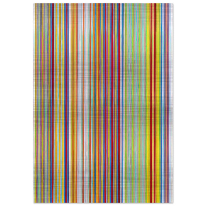 Graf Zeppelin - 1969 - Gene Davis Brushed Aluminum Print - 70x100 cm / 28x40 inches | Gene Davis Aluminum Print | Gene Davis Prints