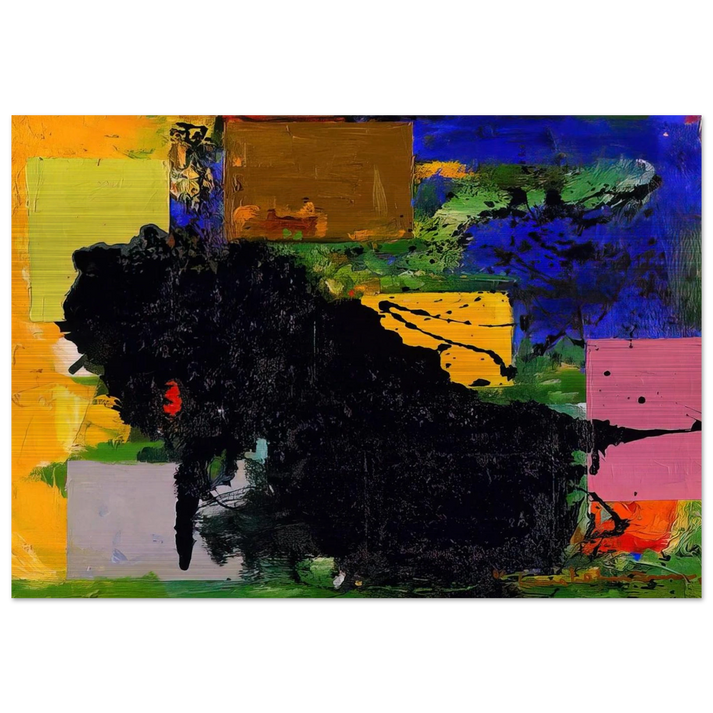 The Vanquished - Hans Hofmann Brushed Aluminum Print - 70x100 cm / 28x40 inches | Hans Hofmann Aluminum Print | Hans Hofmann Prints