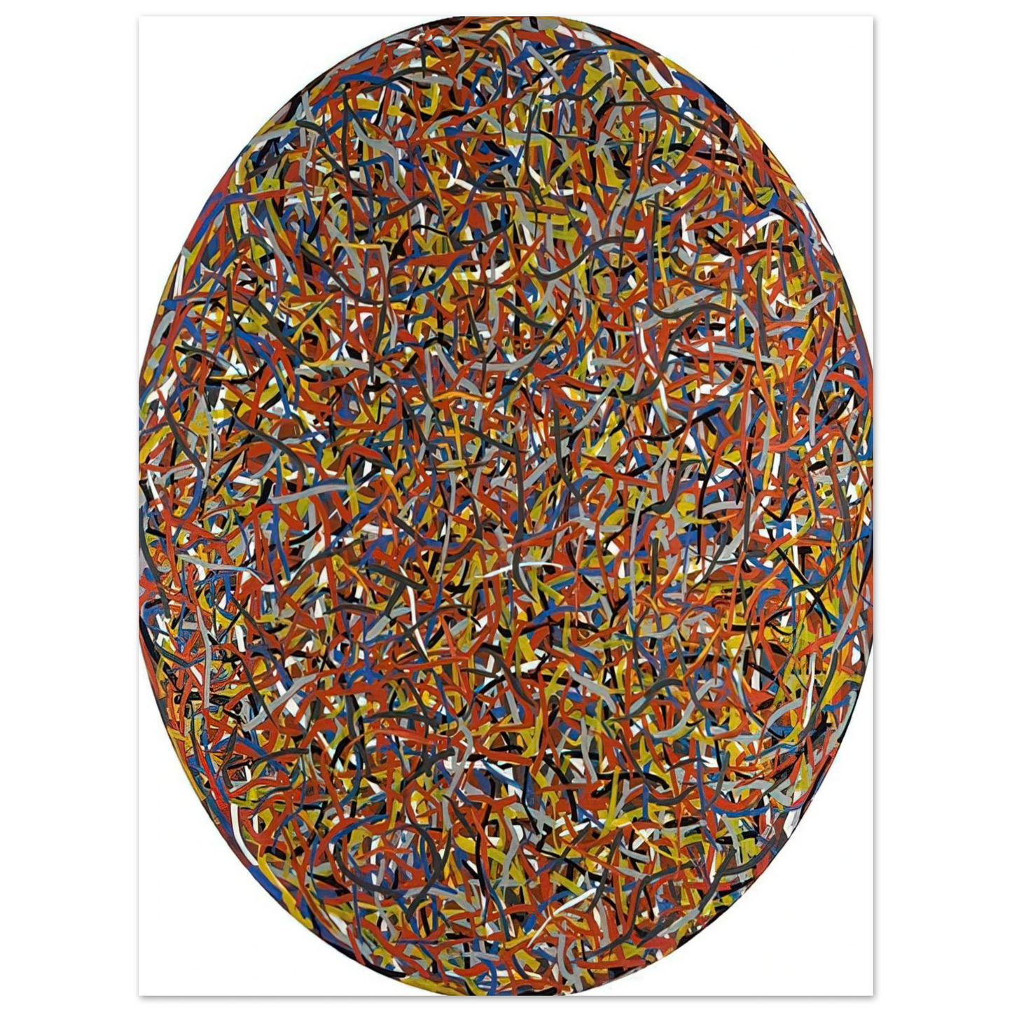 Sol LeWitt - Lines in All Directions Fine Art Poster - Default Title