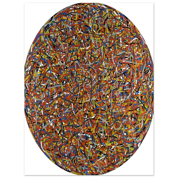 Sol LeWitt - Lines in All Directions 75x100 cm / 30x40inches Fine Art Poster