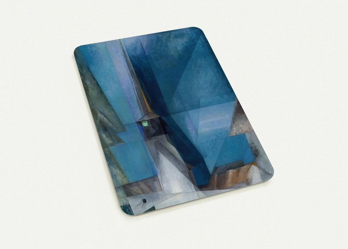 GELMERODA 1936 By Lyonel Feininger Pack of 10 Post Cards | Lyonel Feininger Post Cards | A6 (10.5 x 14.8 cm) - 4.1 x 5.8 inches