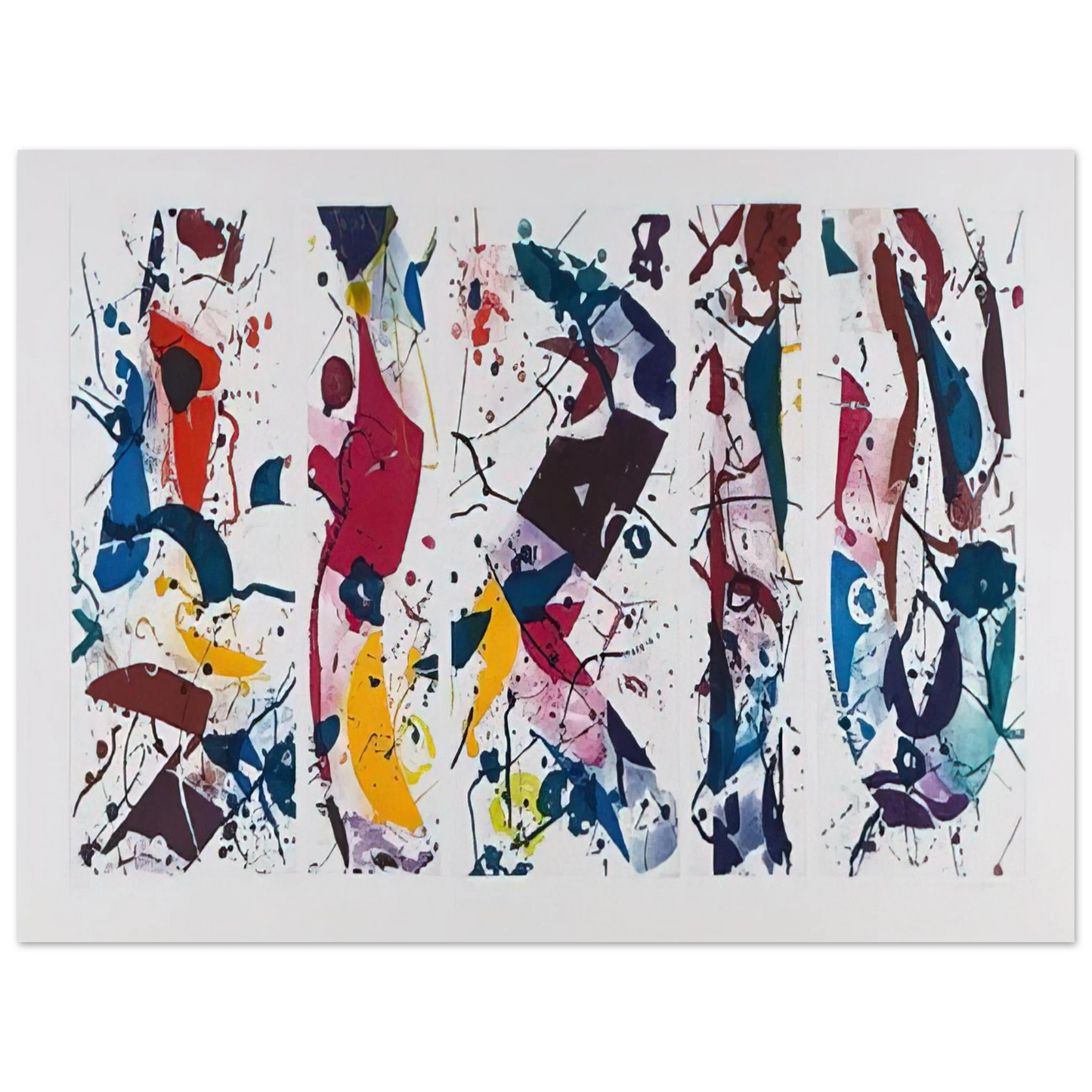 Sam Francis - Untitled SFE 020 Lembark I53 Fine Art Poster - Default Title