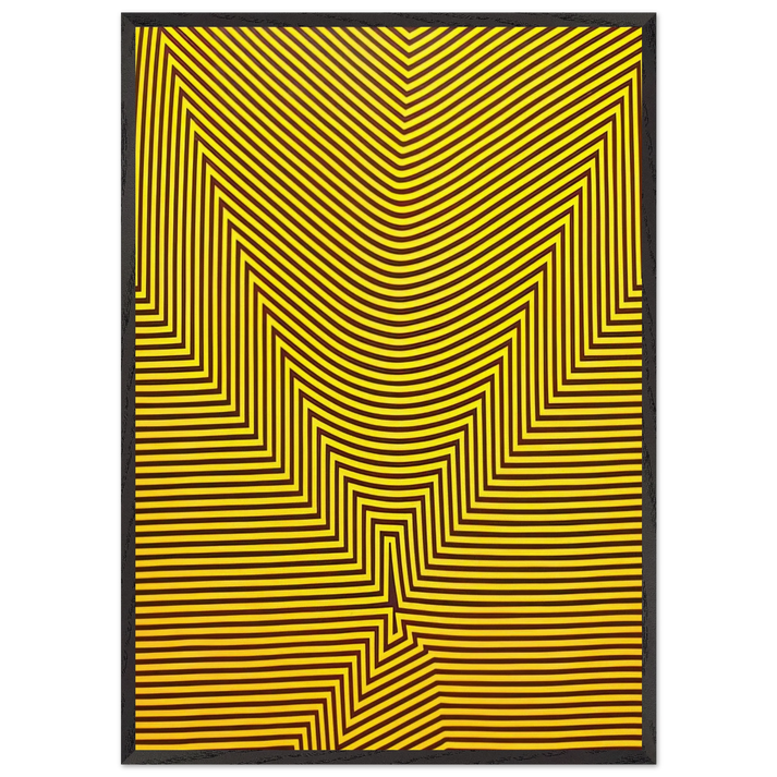 Retina - Don t Bug Me - Marcel Barbeau 70x100 cm / 28x40 inches Framed Art Print – Black Wooden Frame