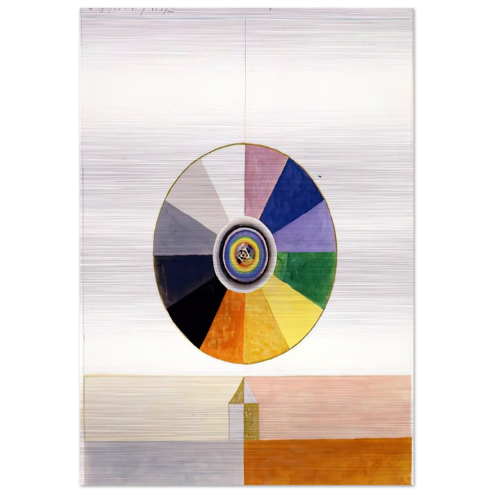 SERIES VII NO 7D 1920 - Hilma af Klint Brushed Aluminum Print - 70x100 cm / 28x40 inches | Hilma af Klint Aluminum Print | Hilma af Klint Prints