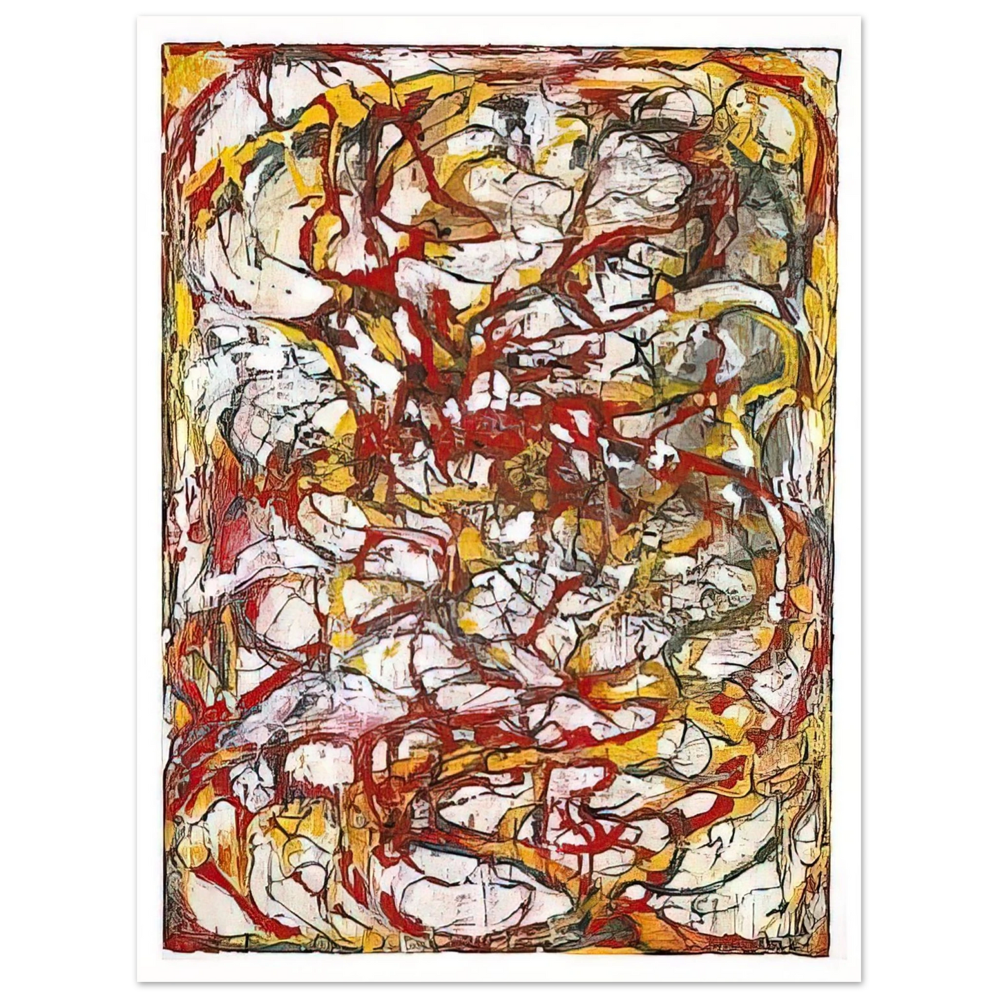 Brice Marden - Dragons - 2004 Fine Art Poster - Default Title
