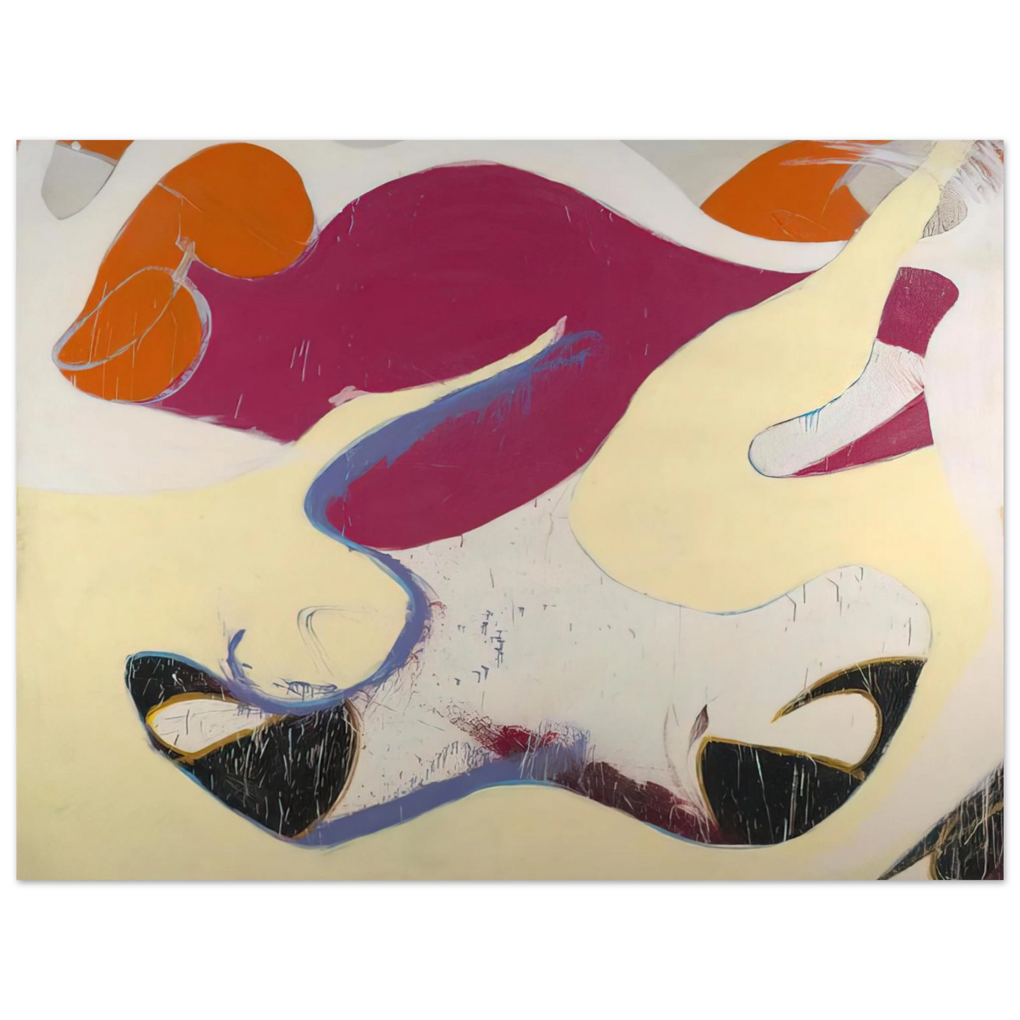 Norman Bluhm - Dido - 1973 Fine Art Poster - Default Title