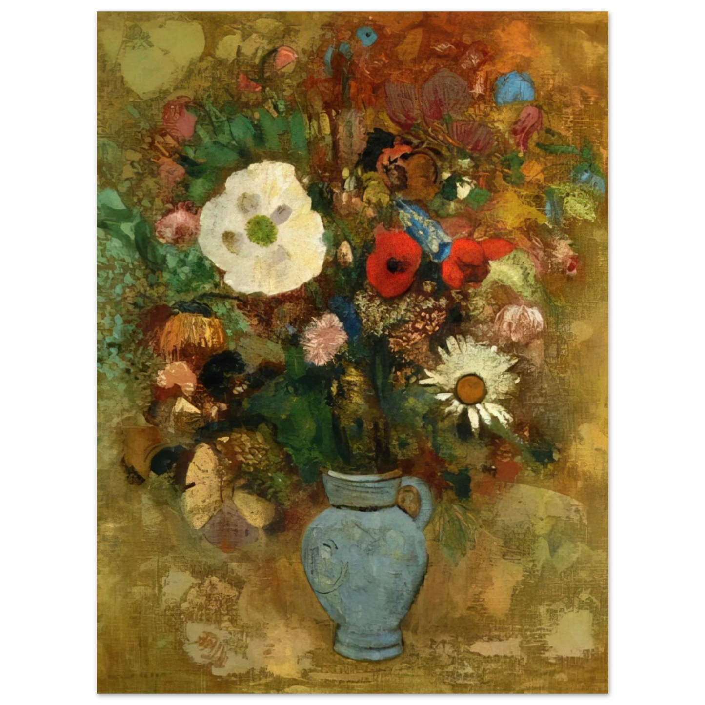 Odilon Redon - BOUQUET OF FLOWERS 1 Fine Art Poster - Default Title