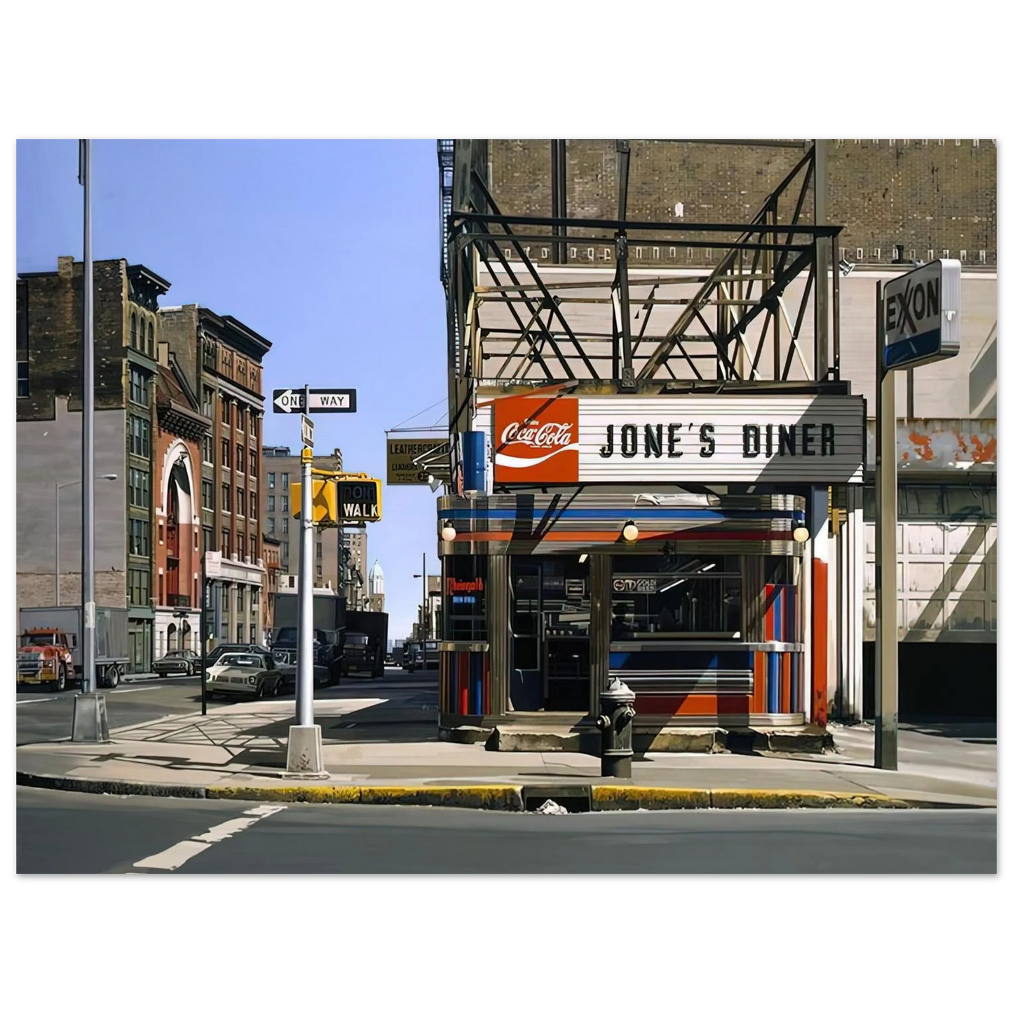 Richard Estes - JONES DINER 1979 Fine Art Poster - Default Title