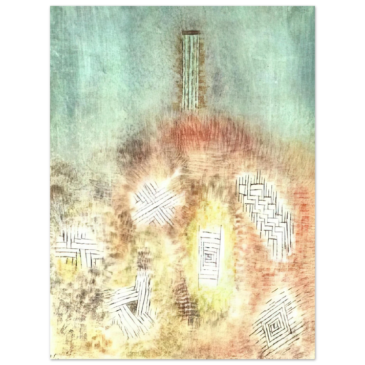 Paul Klee - THE COLUMN 1926 75x100 cm / 30x40inches Fine Art Poster