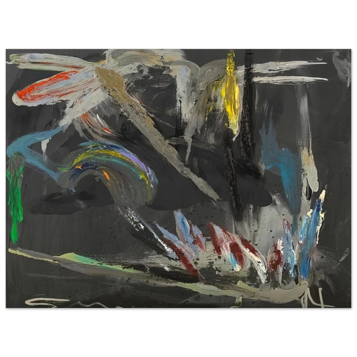 Stephen Mueller - Take That Back Black #282 - 1984 Fine Art Poster - Default Title