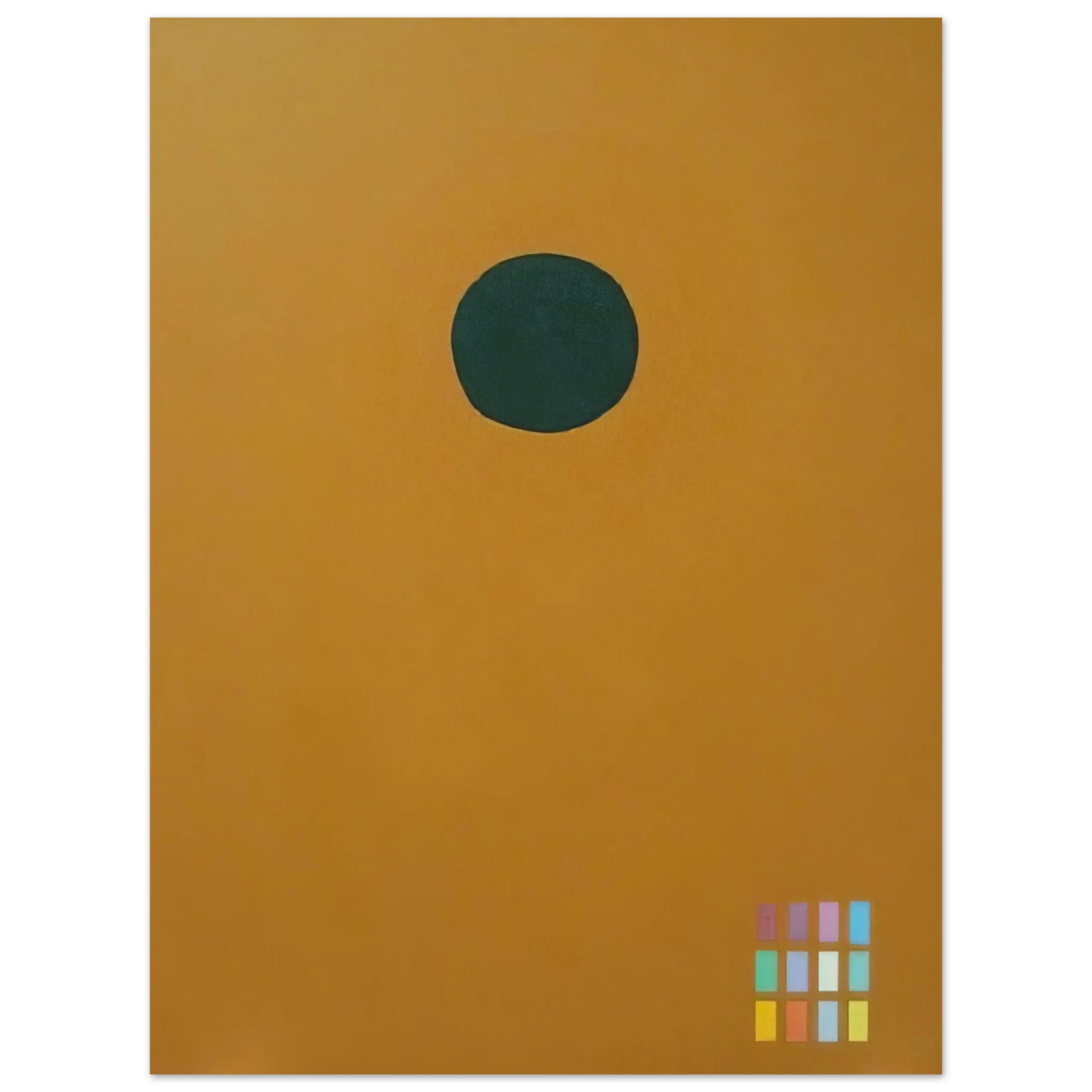 Adolph Gottlieb - Green Disc 72061 - 1972 Fine Art Poster - Default Title
