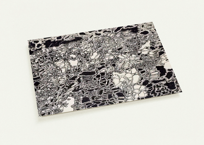 BRIGHT METEOR By Jean Dubuffet Pack of 10 Post Cards | Jean Dubuffet Post Cards | A6 (10.5 x 14.8 cm) - 4.1 x 5.8 inches