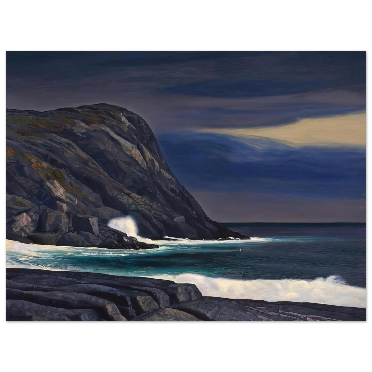 Rockwell Kent - Brewing Storm, Monhegan Fine Art Poster - Default Title
