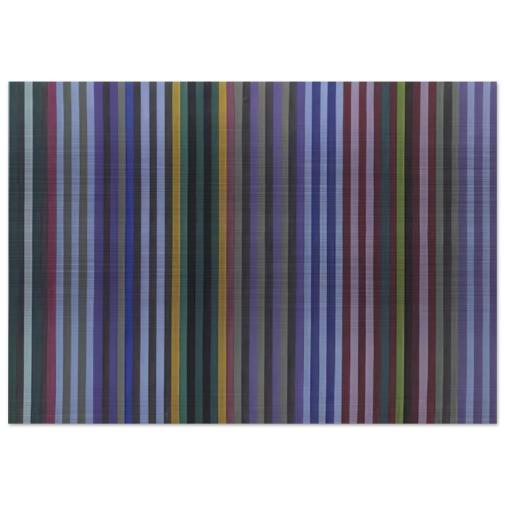 Mohawk - 1970 - Gene Davis Brushed Aluminum Print - 70x100 cm / 28x40 inches | Gene Davis Aluminum Print | Gene Davis Prints