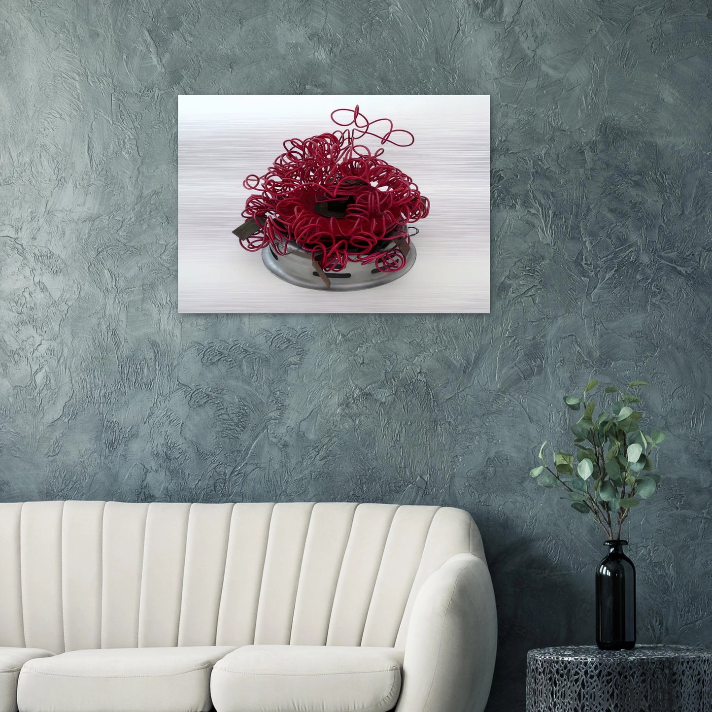 Bichito 8922 - 1989 - Gego Brushed Aluminum Print - 70x100 cm / 28x40 inches | Gego Aluminum Print | Gego Prints