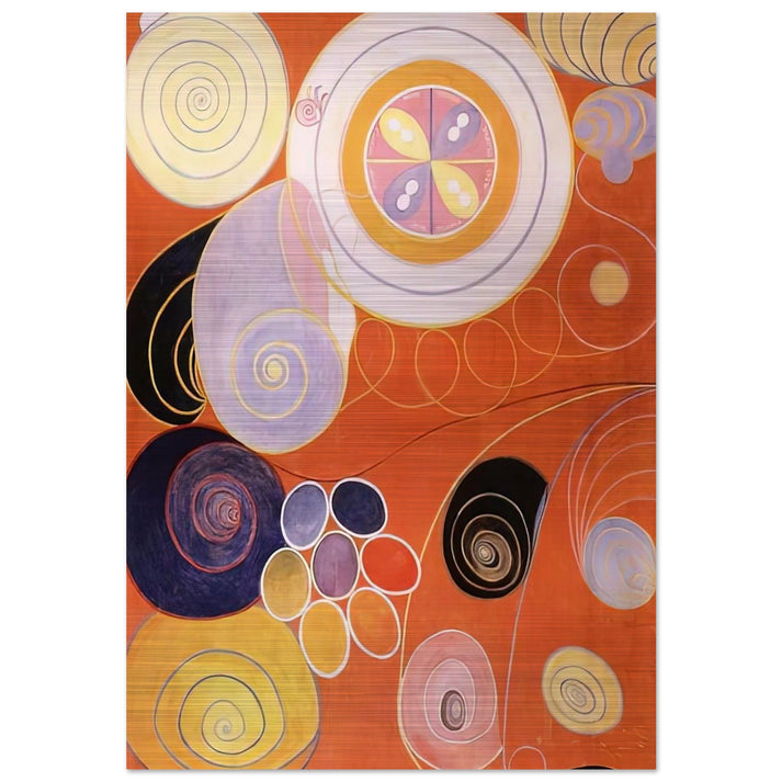 THEY TENS MAINSTAY IV 1907 - Hilma af Klint Brushed Aluminum Print - 70x100 cm / 28x40 inches | Hilma af Klint Aluminum Print | Hilma af Klint Prints