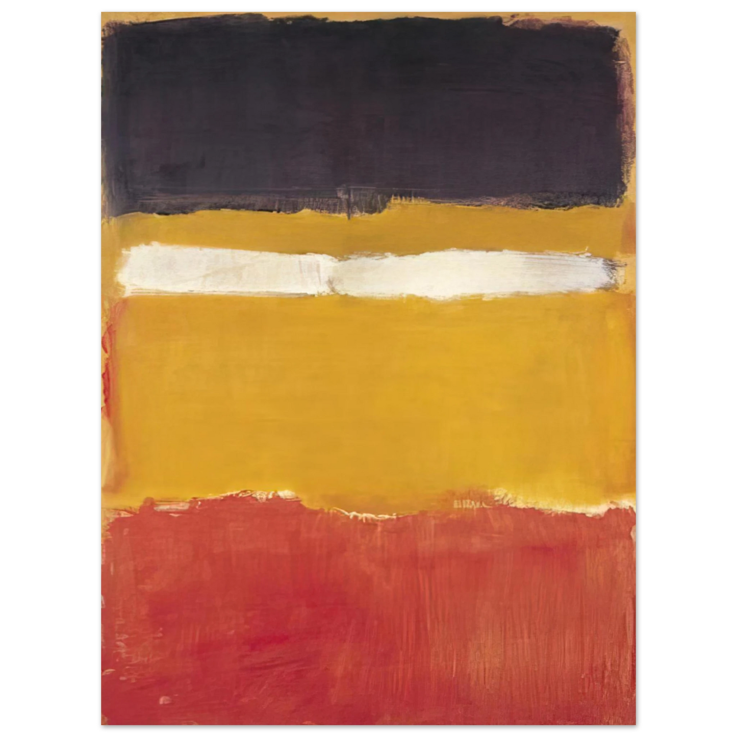 Mark Rothko - Number 24 Untitled - 1951 Wall Art - 21x29.7 cm / 8x12" - Fine Art Poster - -