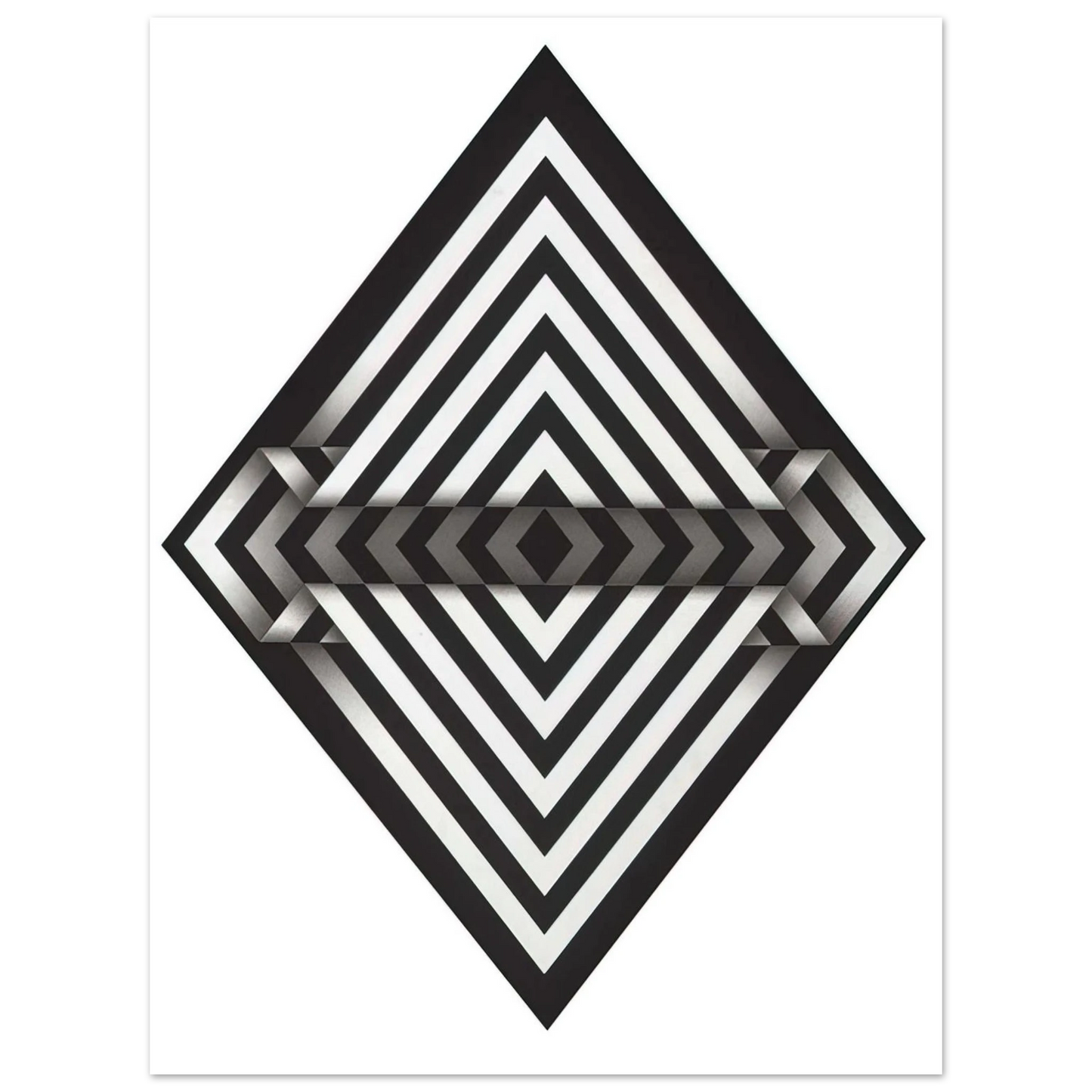 Omar Rayo - Panche I - 1970 Fine Art Poster - Default Title