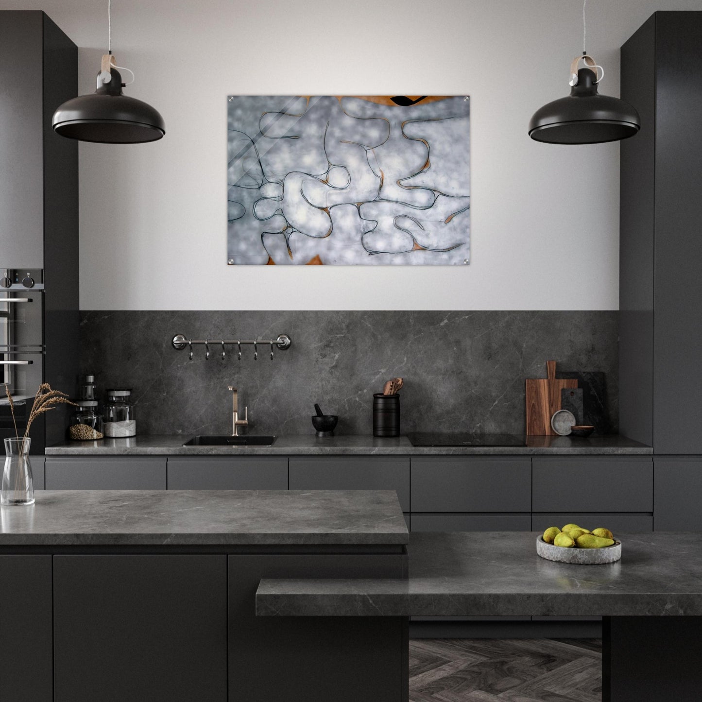 Grey Symphony - 1975 - Victor Pasmore Acrylic Print - 70x100 cm / 28x40″ inches