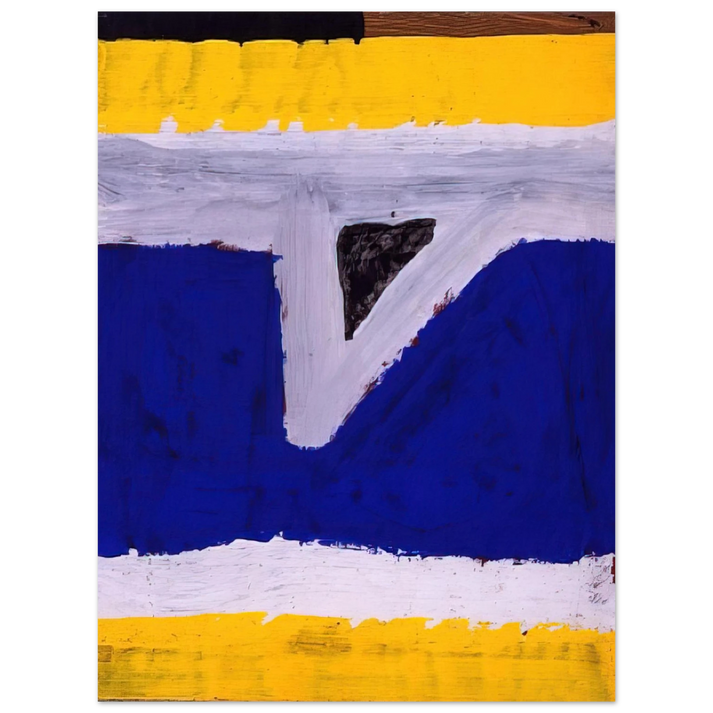 Al Held - Untitled G-60-06 75x100 cm / 30x40inches Fine Art Poster