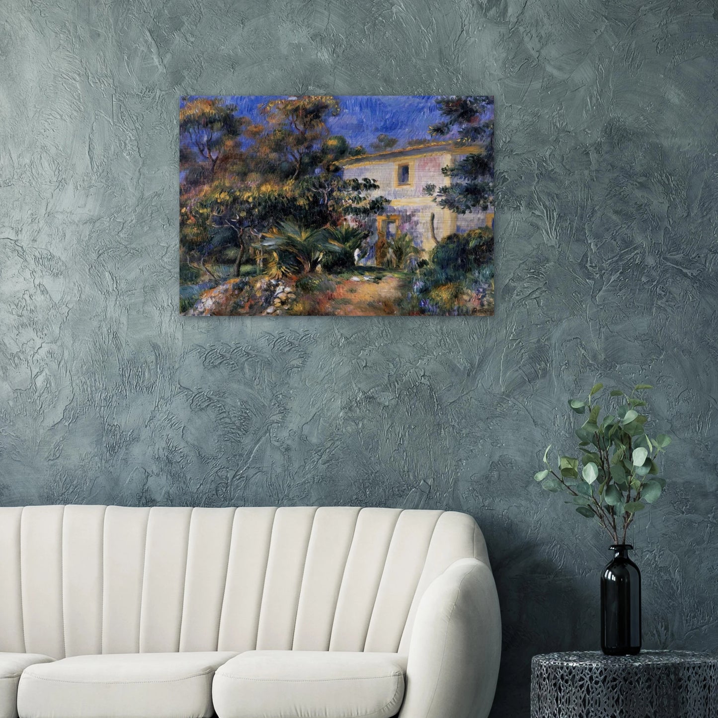 Algiers Landscape - Pierre-Auguste Renoir Brushed Aluminum Print - 70x100 cm / 28x40 inches | Pierre-Auguste Renoir Aluminum Print | Pierre-Auguste Renoir Prints