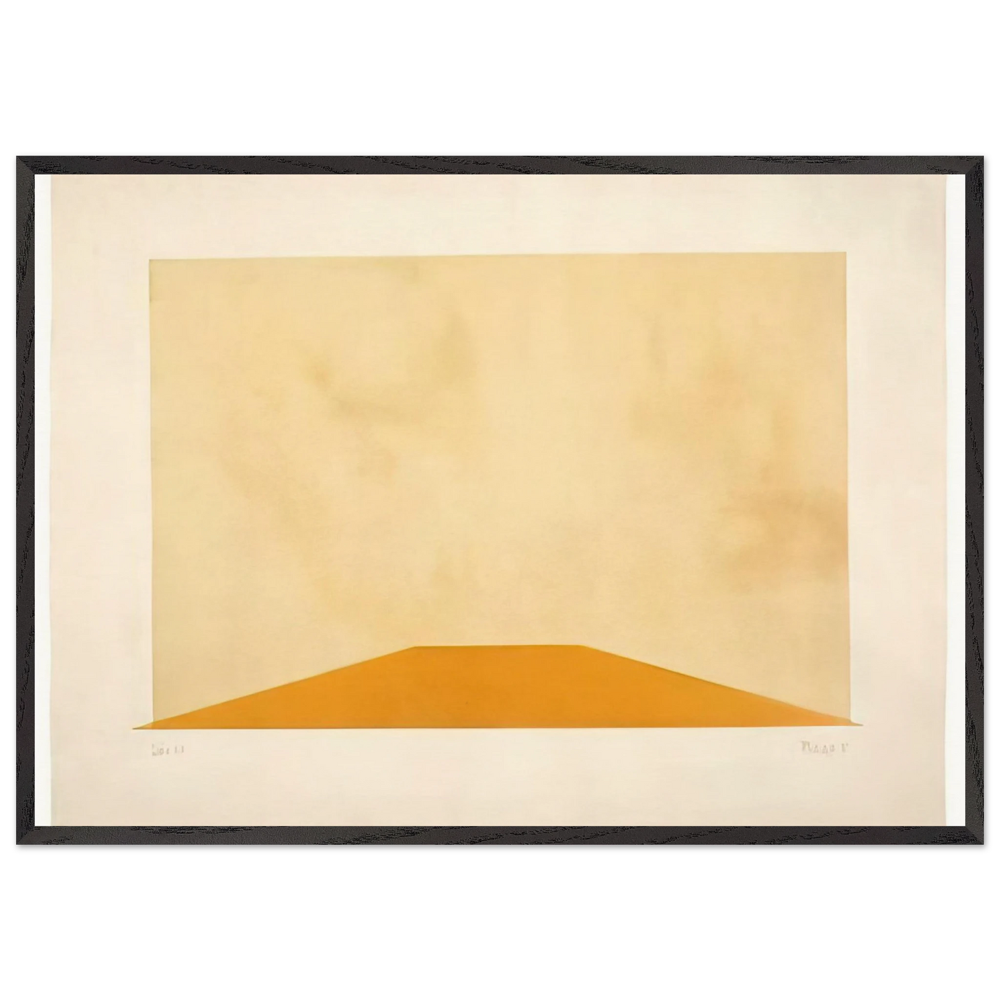 Deka 27 - 1987 - John Cage 70x100 cm / 28x40 inches Framed Art Print – Black Wooden Frame